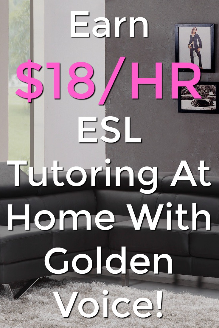 Learn How You Can Work At Home as an ESL Tutor and Make $18 An Hour at Golden Voice!